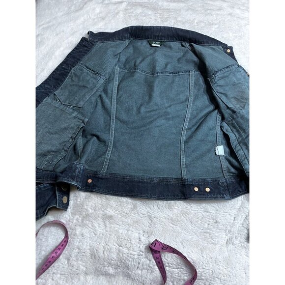 J Crew classic blue denim jacket women size medium - Picture 6 of 6